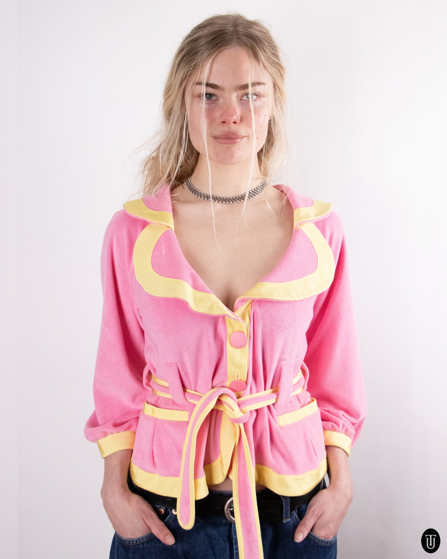 90's Fornarina Cotton Blend "Barbie" Top M