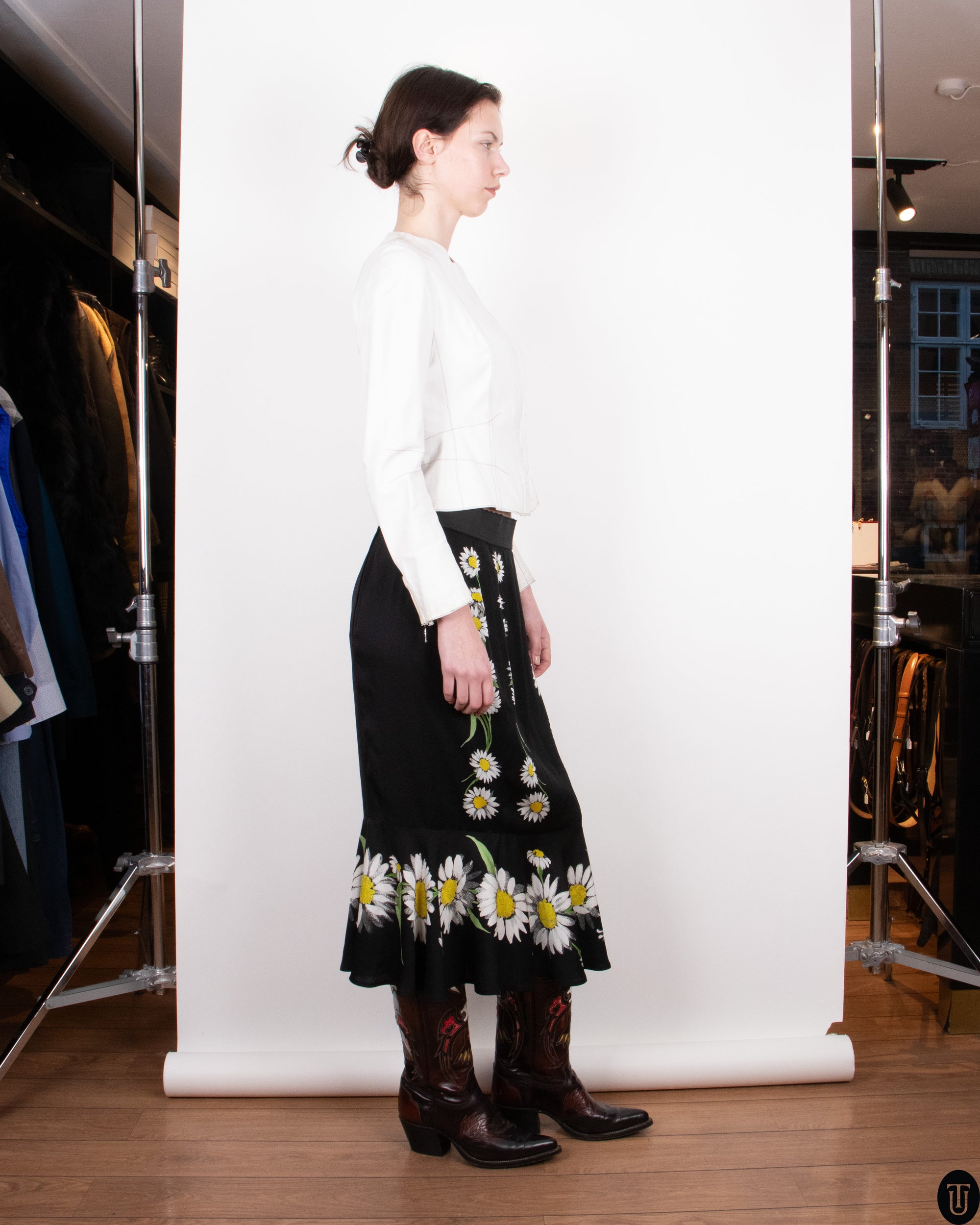 00's Dolce & Gabbana Daisy Skirt L
