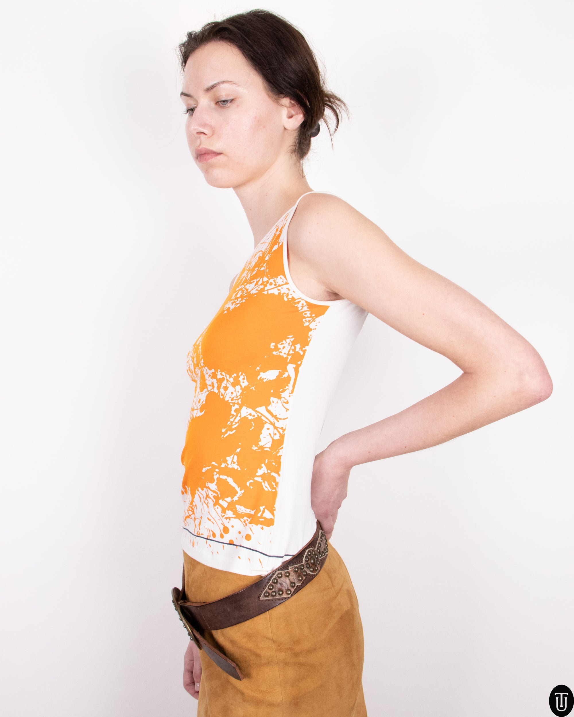 2000's Hermès by Martin Margiela Printed Tank M