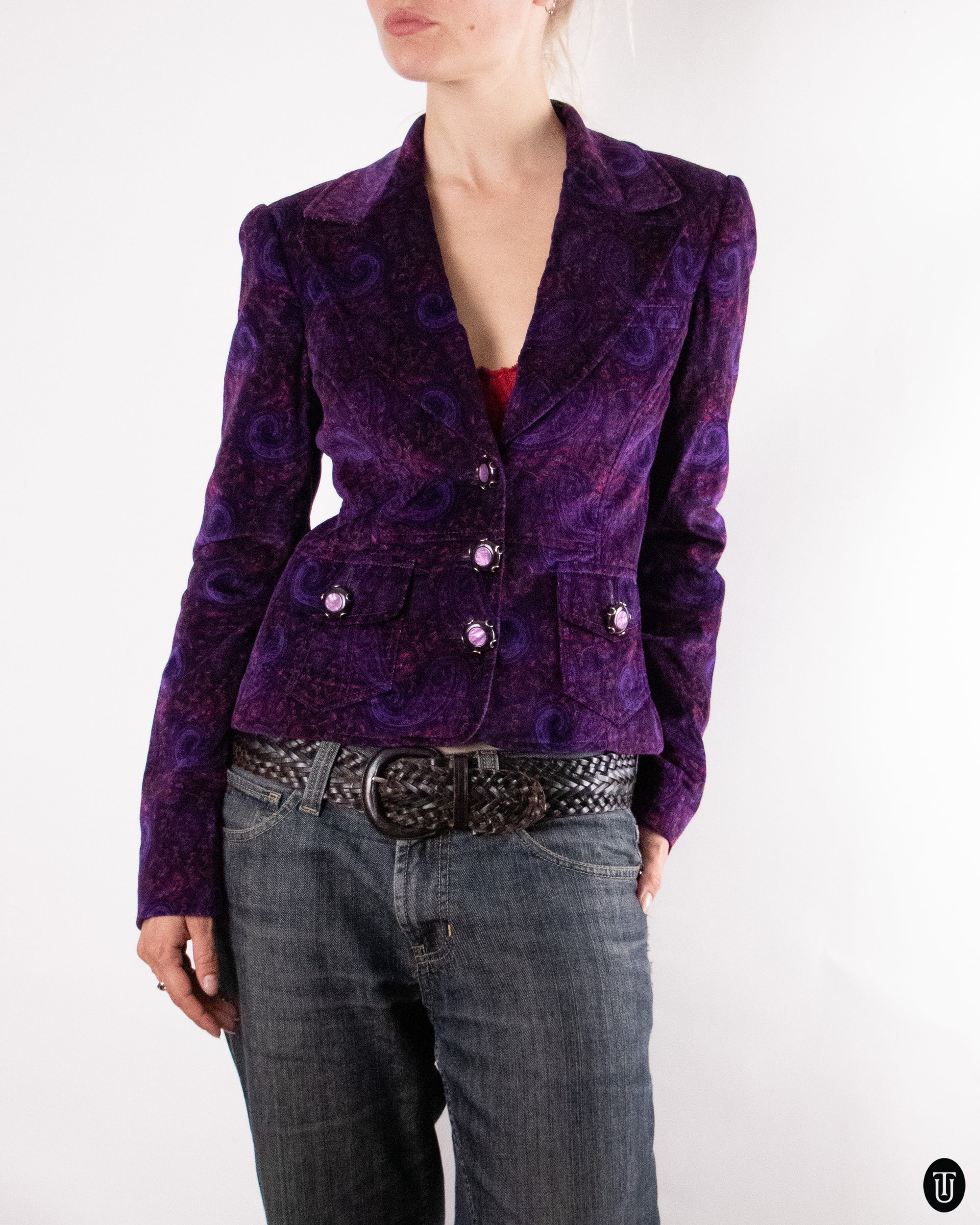 00's Dolce & Gabbana Paisley Blazer M
