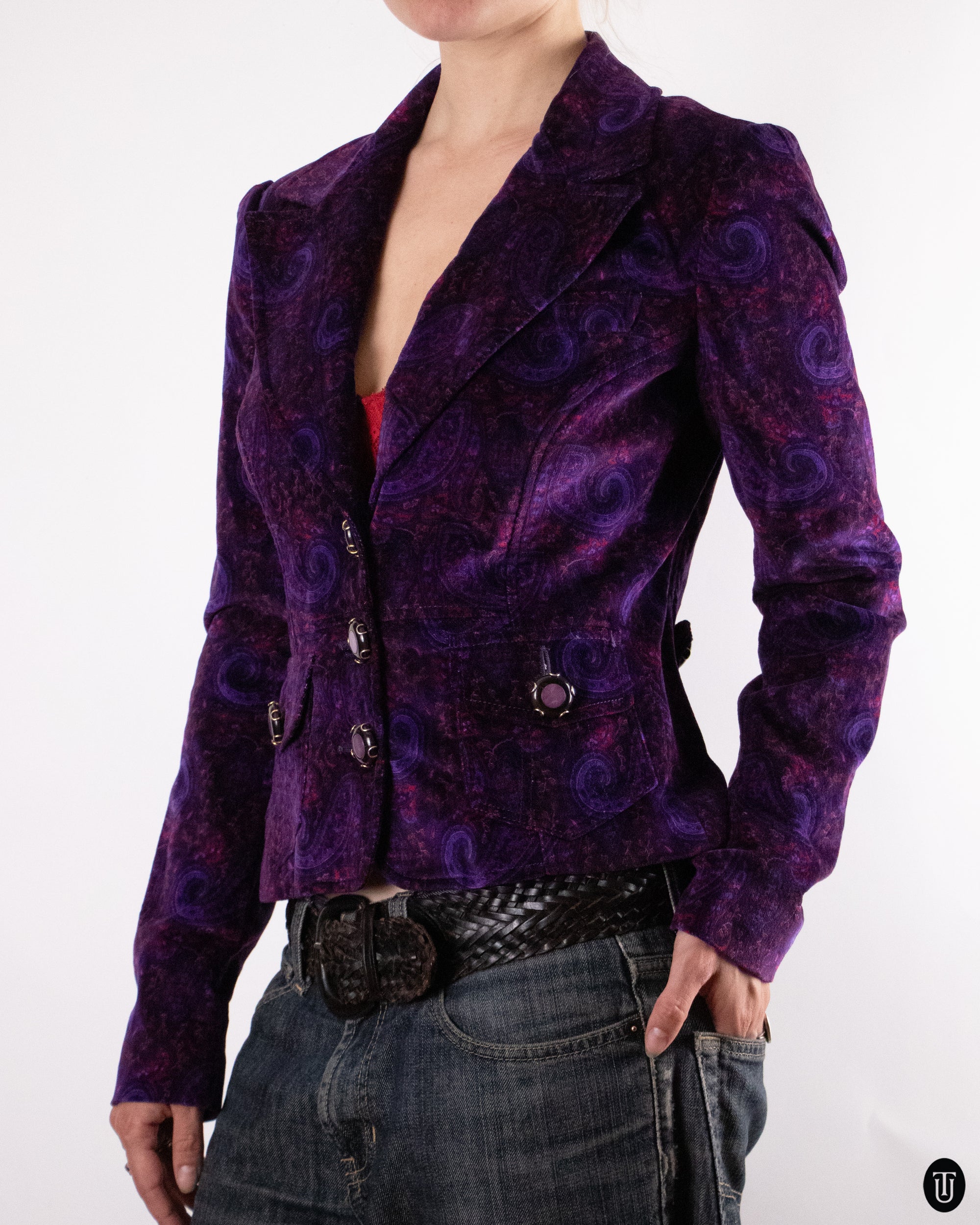 00's Dolce & Gabbana Paisley Blazer M