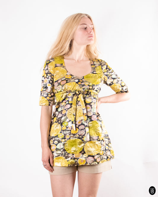 60's Chloe A-Shaped Mini Dress XS