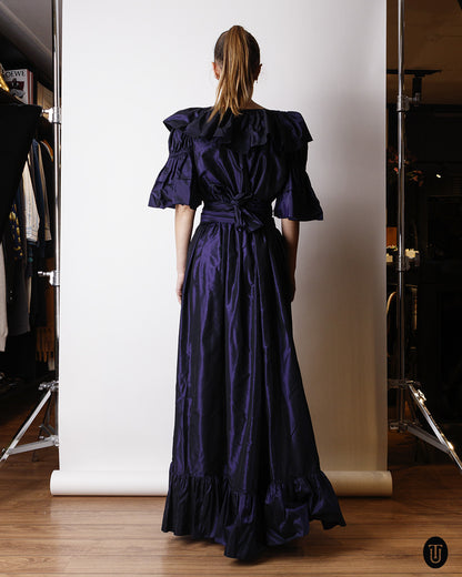 70's Saint Laurent Rive Gauche Silk Gown M