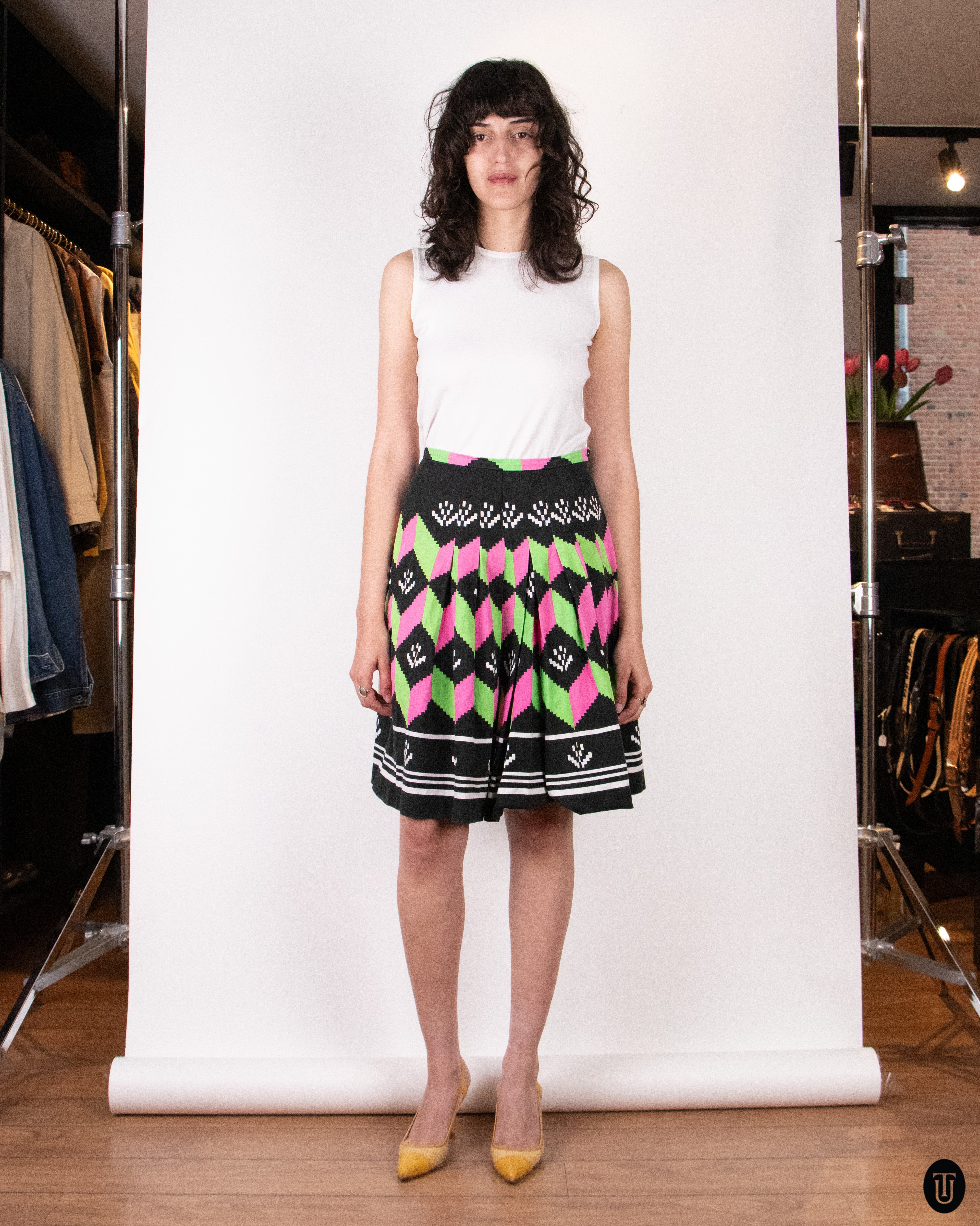 00's Marithé + François Girbaud Cotton Maxi Skirt S – Time's Up