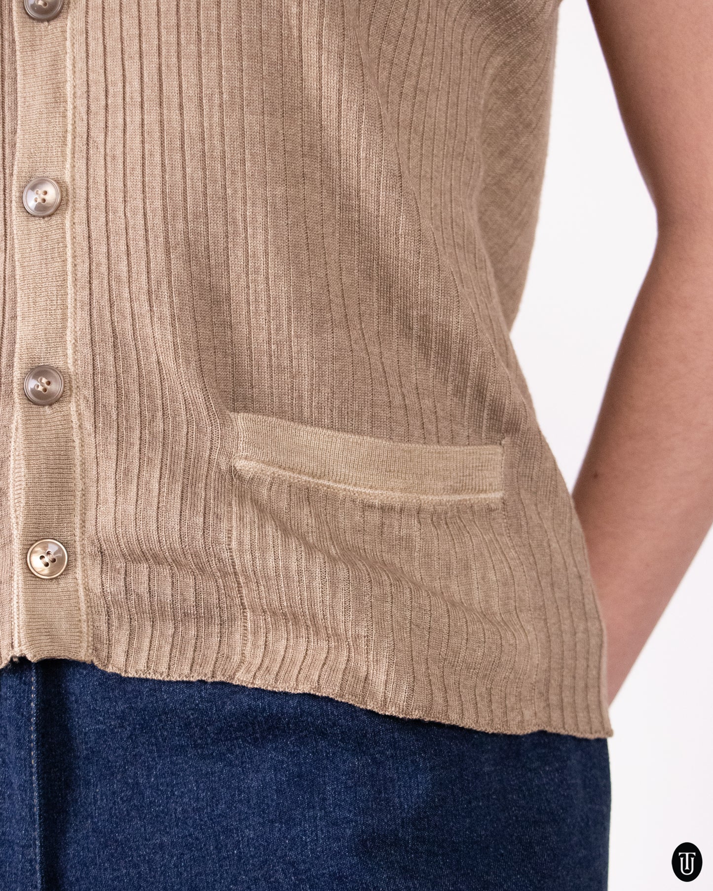 90's Prada Wool Vest L