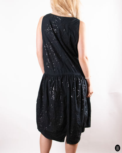 00's Dries Van Noten Sequin Oversized Dress L
