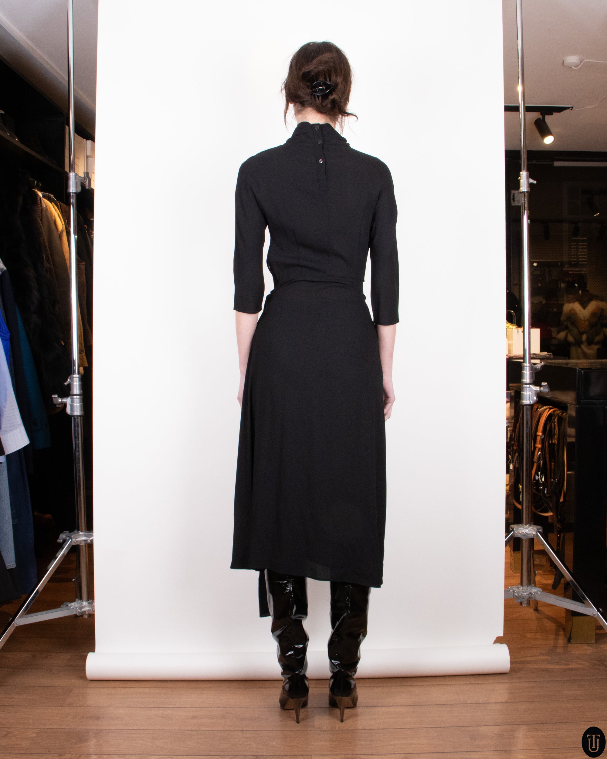 90's Prada Wrap Dress XS