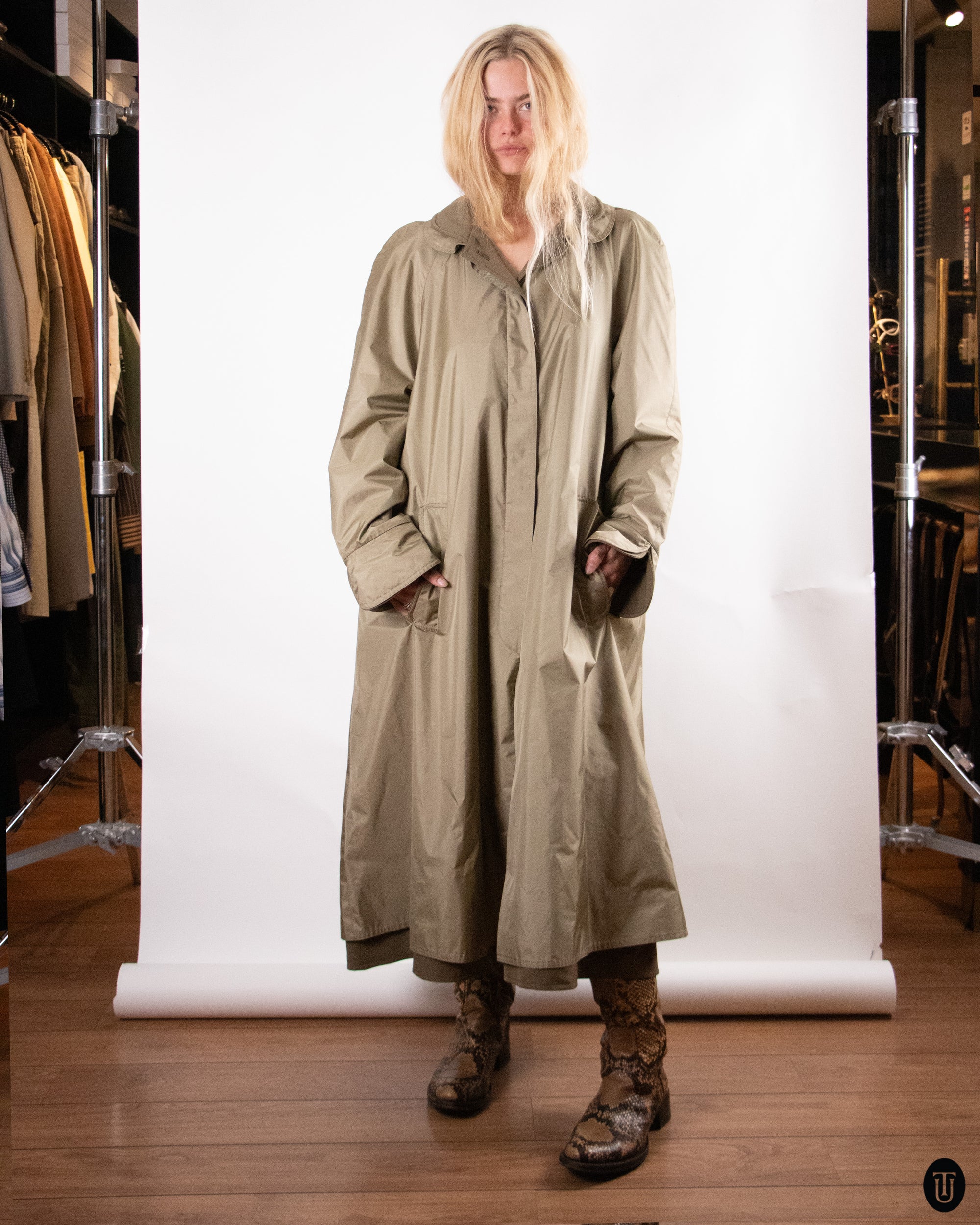 80's Chloé Layered Trench Coat M