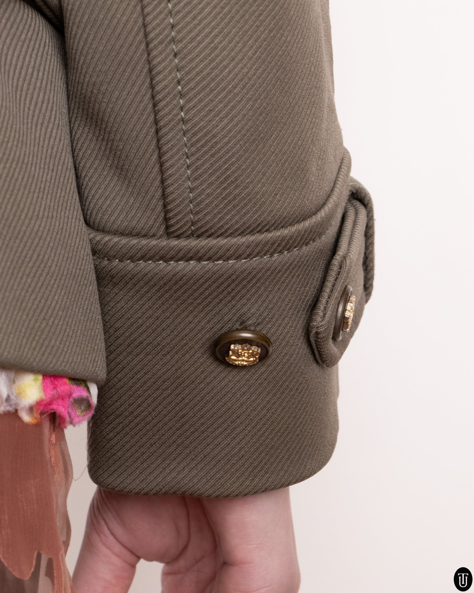 90's Dolce & Gabbana Utalitarian Wool Jacket M