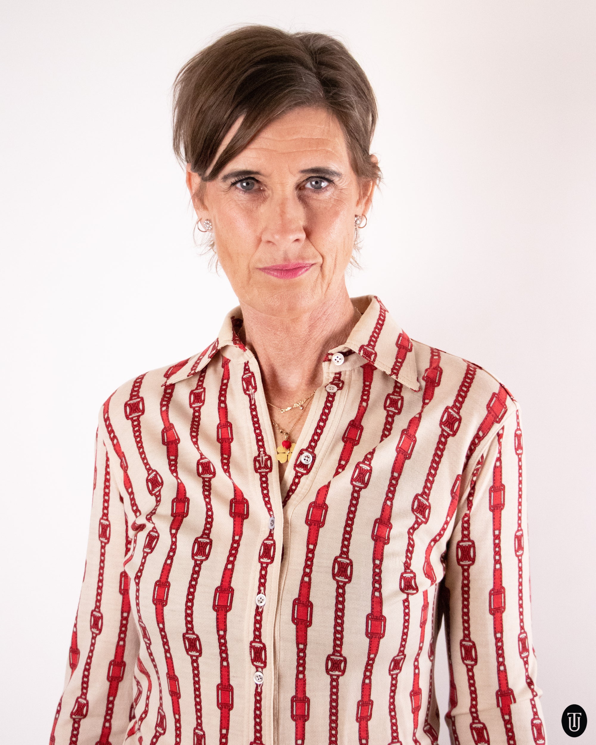 70's Celine Long Sleeve Wool Shirt M