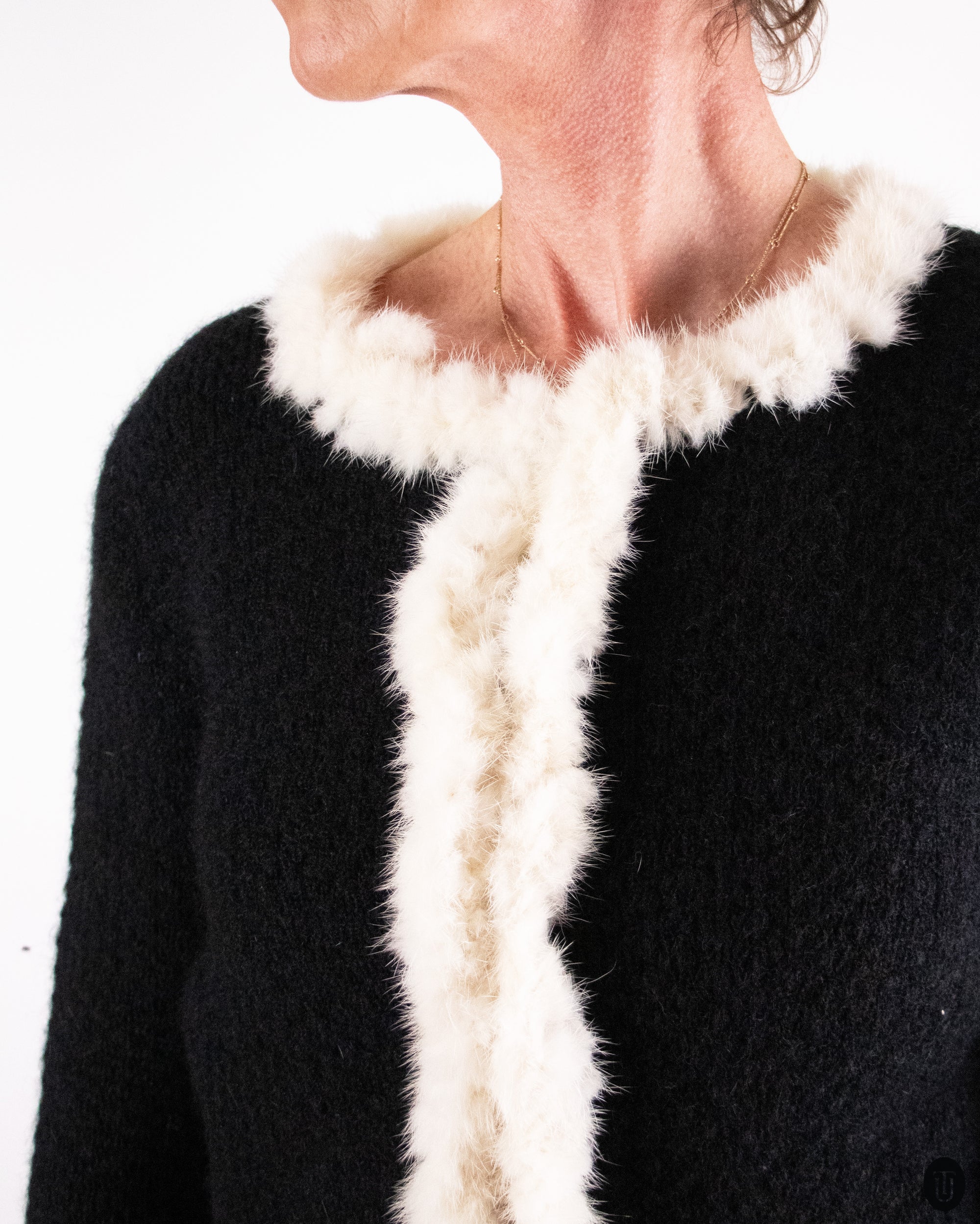 80's Chanel Wool & Mohair Cardigan M