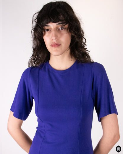 00's MiuMiu Structured T Shirt Dress M