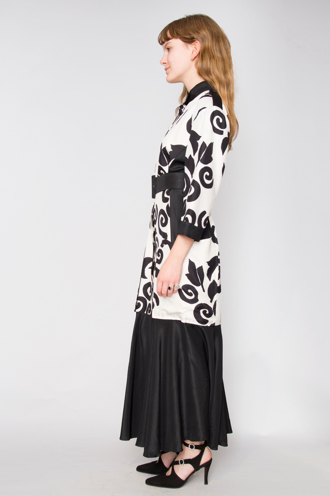 1980s Ted Lapidus Silk Gown M