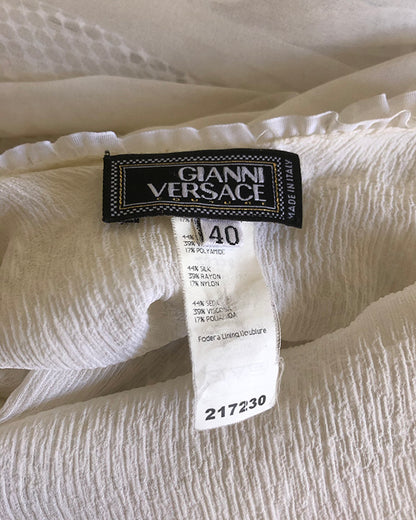 90's Gianni Versace Couture Silk Mini Dress XS