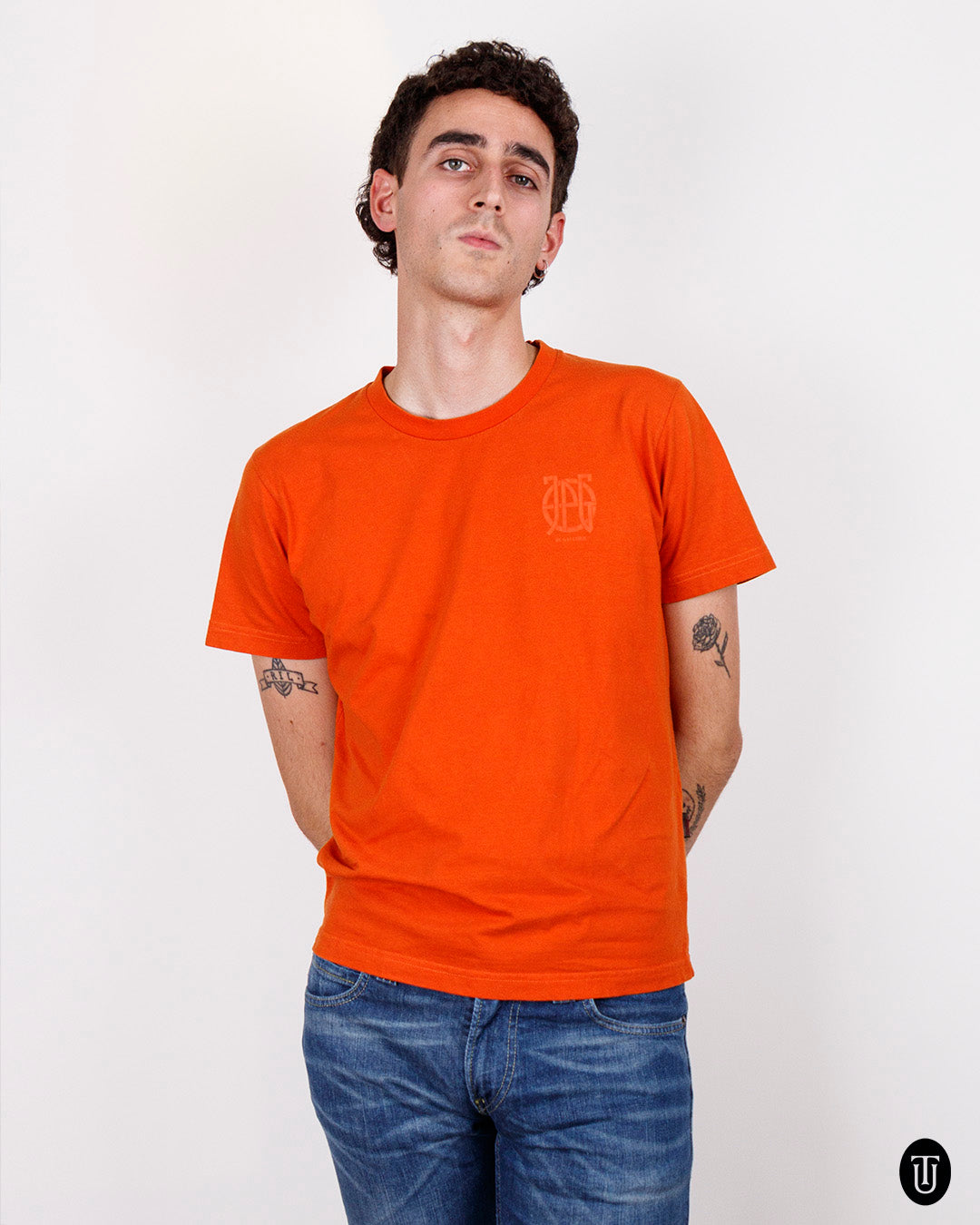 1990s Jean Paul Gaultier Orange T-shirt S