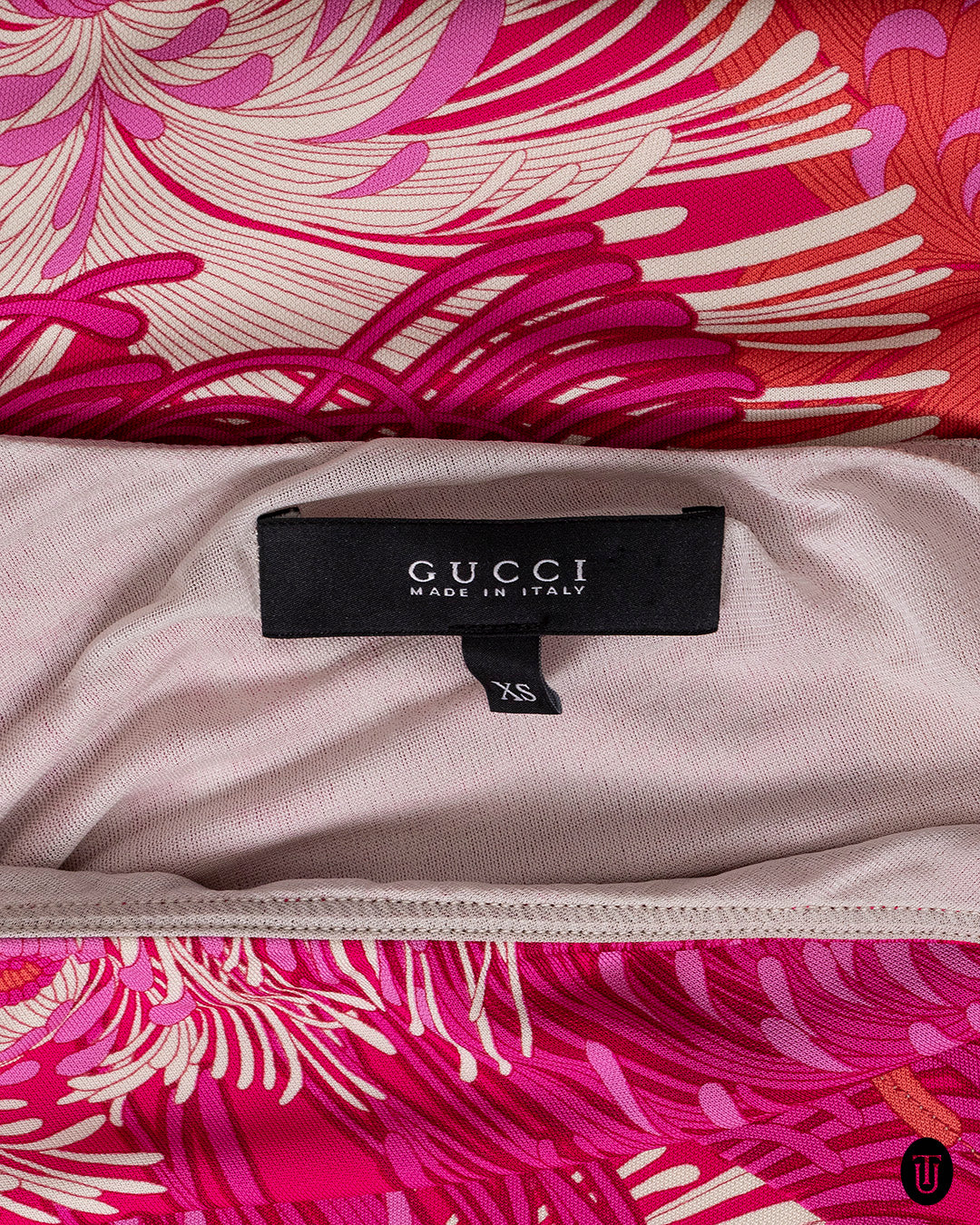 Early 2000s Gucci One Shoulder Mini Dress S