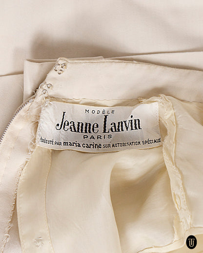 60's Jeanne Lanvin Silk Sack Dress S