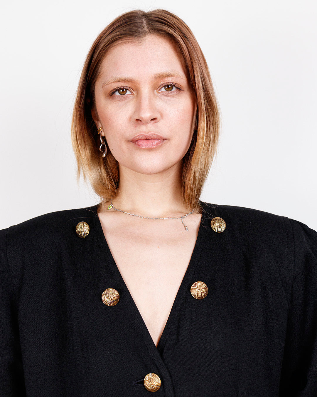 1980s Yves Saint Laurent Variation Black Dress M