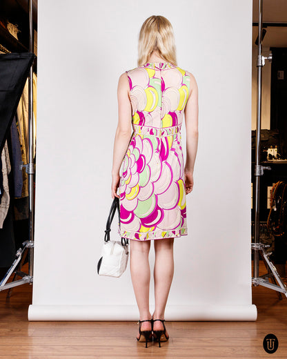 1960s Emilio Pucci Silk Jersey Dress S